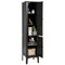 Costway Freestanding Bathroom Storage Cabinet Linen Tower Kitchen Living Room Grey\Black\Brown\White